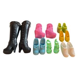 Y2K vtg barbie shoe Lot 2000s heels wedges platform boots sneakers preppy‎ party